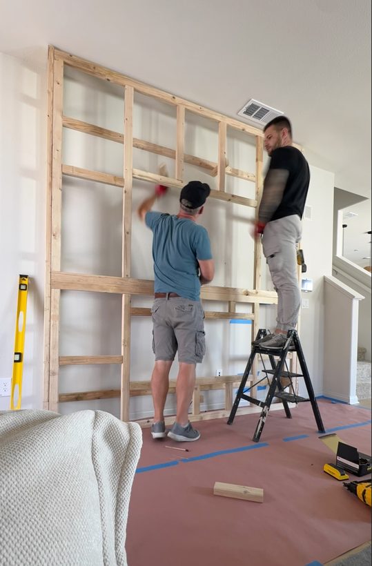 Framing — creating the depth for the wall